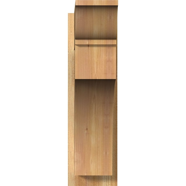 Westlake Rough Sawn Traditional Outlooker, Western Red Cedar, 8W X 24D X 28H